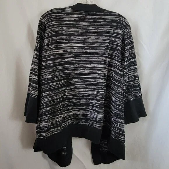 East 5th Cardigan Open B/W casual retro Cotton Large Women's officecore casual - Picture 6 of 9